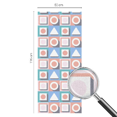 Modele geometrice Folie geam să nu se vadă din exterior