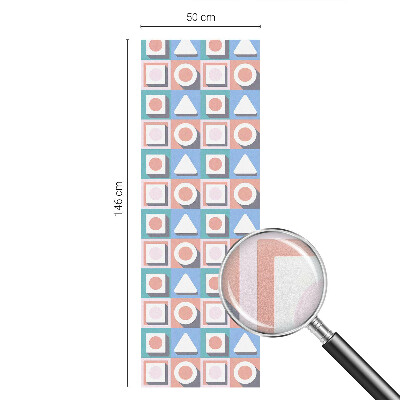 Modele geometrice Folie geam să nu se vadă din exterior