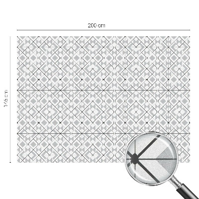 Modele geometrice Folie opacă geam cu model vitraliu