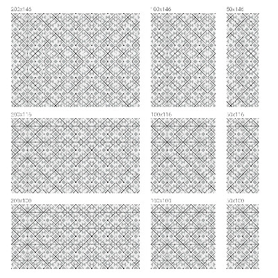 Modele geometrice Folie opacă geam cu model vitraliu