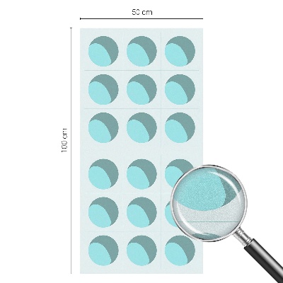 Roți moderne Folie geam intimitate model vitraliu