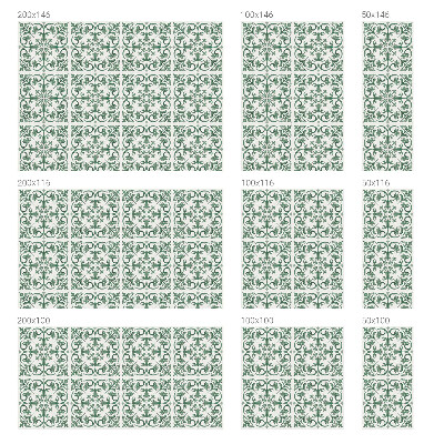 Ornamente vegetale Folie decorativă geam vitraliu