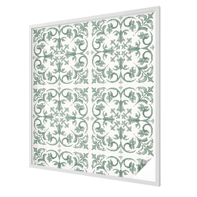 Ornamente vegetale Folie decorativă geam vitraliu