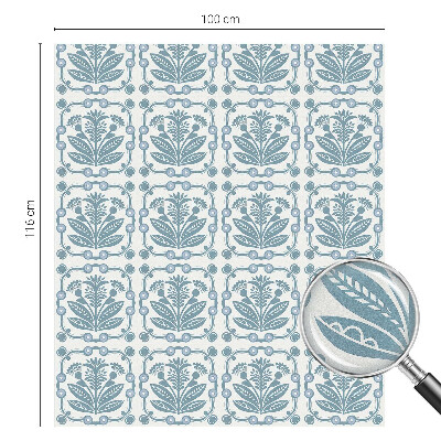 Model floral Folie geam să nu se vadă din exterior