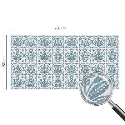 Model floral Folie geam să nu se vadă din exterior