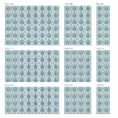 Model floral Folie geam să nu se vadă din exterior