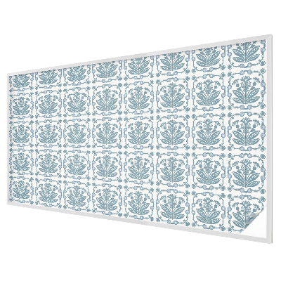 Model floral Folie geam să nu se vadă din exterior