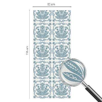 Model floral Folie geam să nu se vadă din exterior