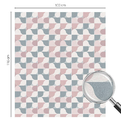 Modele pastelate Folie opacă geam cu model vitraliu