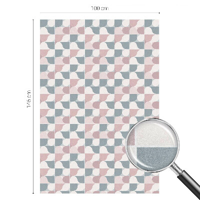 Modele pastelate Folie opacă geam cu model vitraliu