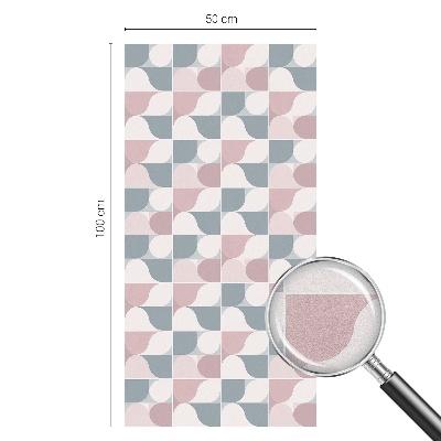 Modele pastelate Folie opacă geam cu model vitraliu