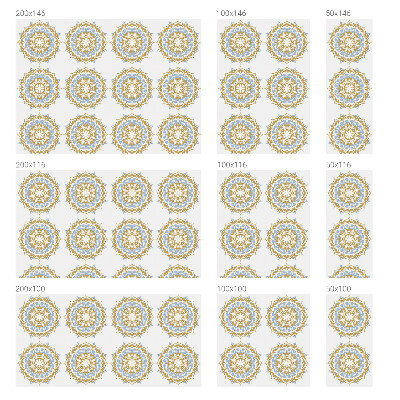 Mandale boho Folie decorativă geam vitraliu