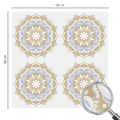 Mandale boho Folie decorativă geam vitraliu