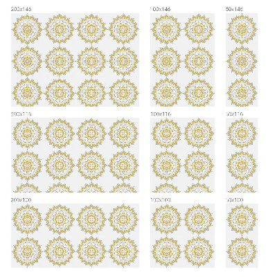 Mandala florală Folie autocolantă geam