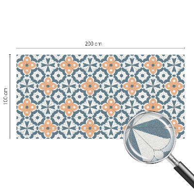 Flori mozaicate Folie geam intimitate model vitraliu