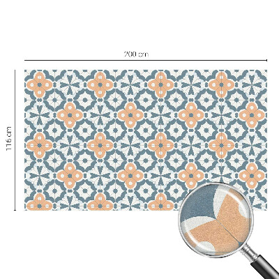 Flori mozaicate Folie geam intimitate model vitraliu