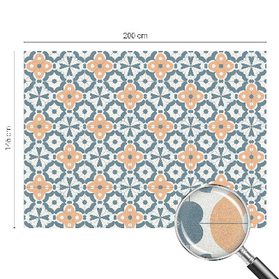 Flori mozaicate Folie geam intimitate model vitraliu