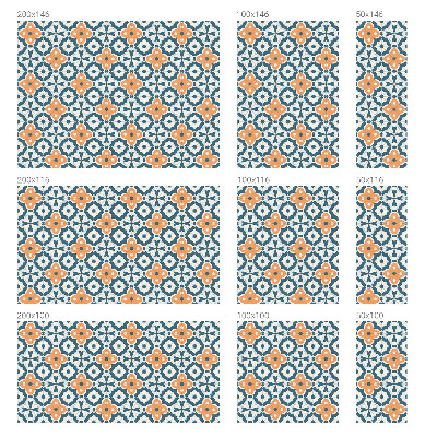 Flori mozaicate Folie geam intimitate model vitraliu