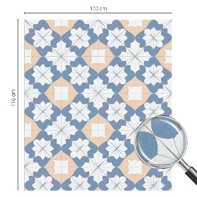 Modele simetrice Folie decorativă geam vitraliu