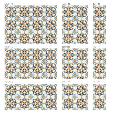 Model geometric Folie geam intimitate model vitraliu