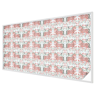 Cai colorați Folie opacă geam cu model vitraliu