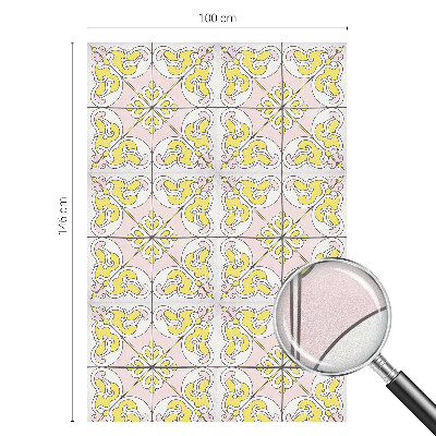 Flori abstracte Folie geam să nu se vadă din exterior