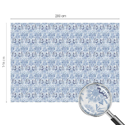 Pasăre florală Folie decorativă geam vitraliu