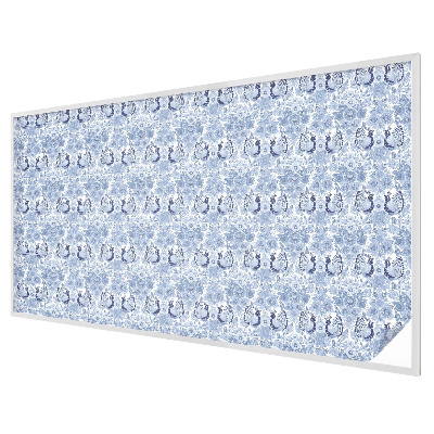 Pasăre florală Folie decorativă geam vitraliu