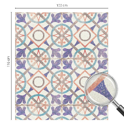 Mozaicuri colorate Folie geam să nu se vadă din exterior