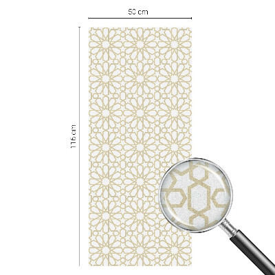 Modele geometrice Folie opacă geam cu model vitraliu