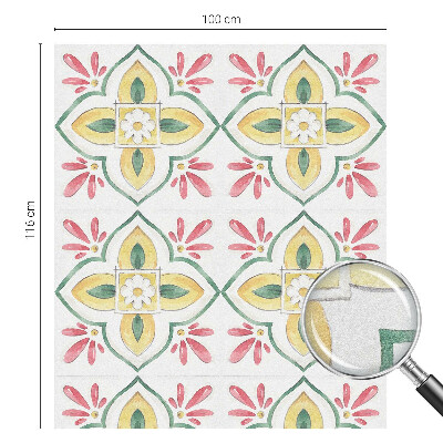 Ornament floral Folie geam să nu se vadă din exterior