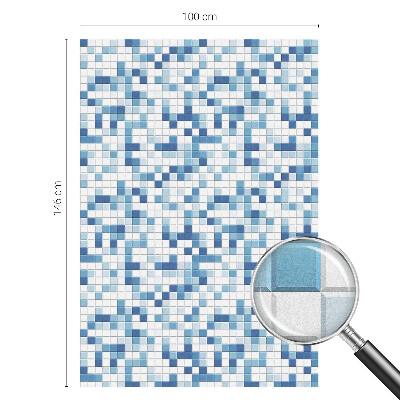 Joc de plăci Folie opacă geam cu model vitraliu