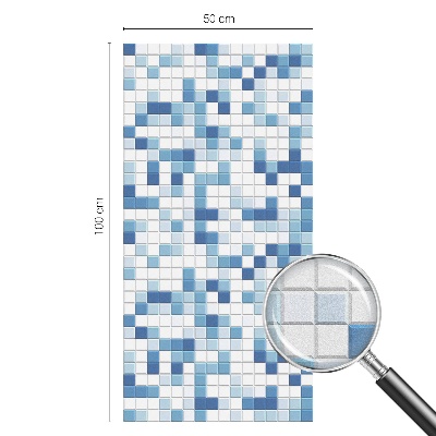 Joc de plăci Folie opacă geam cu model vitraliu