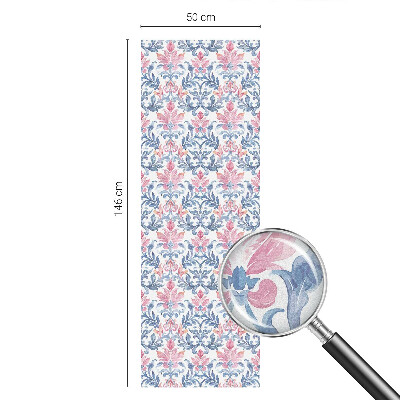 Simetria florală Folie geam intimitate model vitraliu