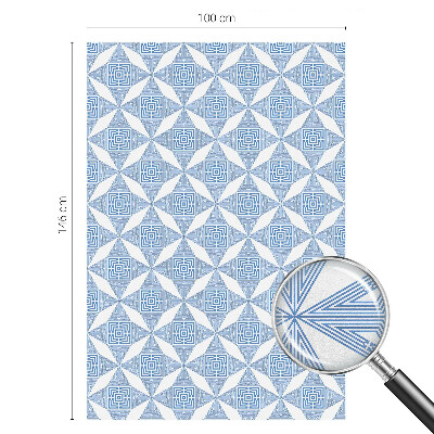 Labirinturi geometrice Folie geam intimitate model vitraliu