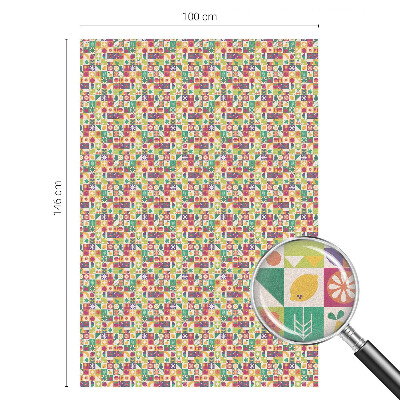 Abstracție colorată Folie autocolantă geam