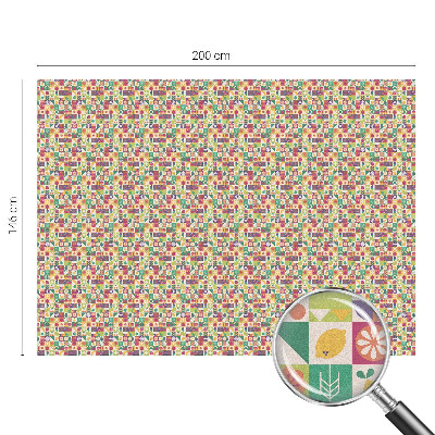 Abstracție colorată Folie autocolantă geam