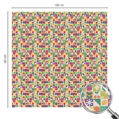 Abstracție colorată Folie autocolantă geam