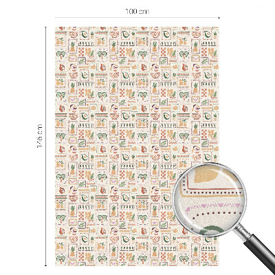 Modele folclorice Folie decorativă geam vitraliu