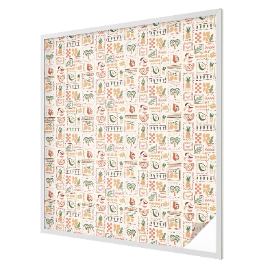 Modele folclorice Folie decorativă geam vitraliu