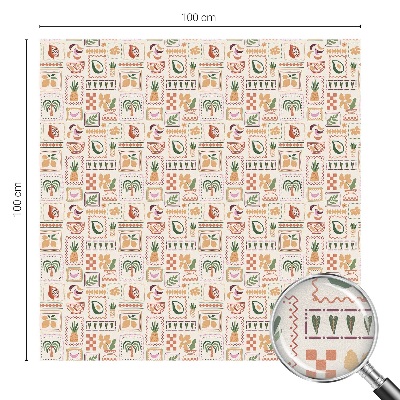 Modele folclorice Folie decorativă geam vitraliu