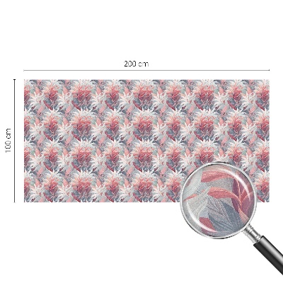 Frunze de flori Folie decorativă geam vitraliu