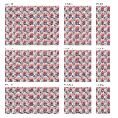 Frunze de flori Folie decorativă geam vitraliu