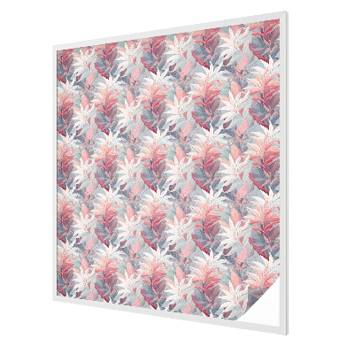 Frunze de flori Folie decorativă geam vitraliu