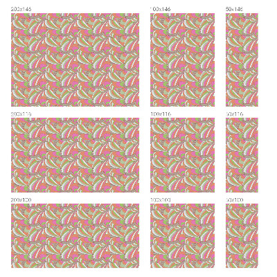 Zig-zag colorat Folie opacă geam cu model vitraliu