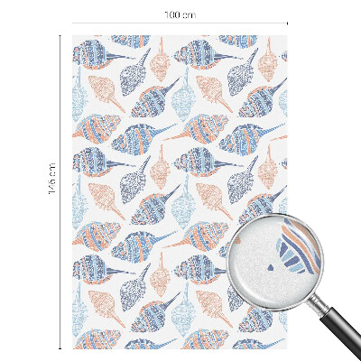 Scoici de mare Folie autocolantă geam