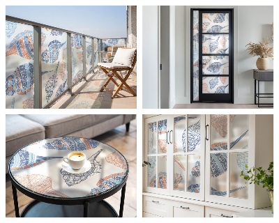 Scoici de mare Folie autocolantă geam