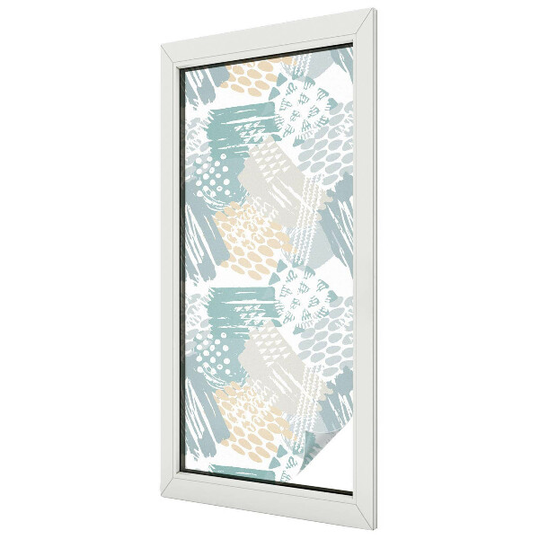 Mozaic abstract Folie geam să nu se vadă din exterior