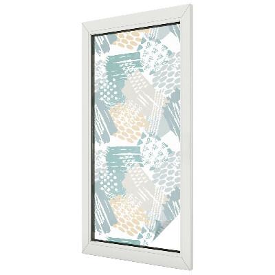 Mozaic abstract Folie geam să nu se vadă din exterior