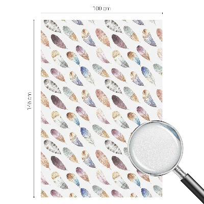 Pene boho Folie opacă geam cu model vitraliu